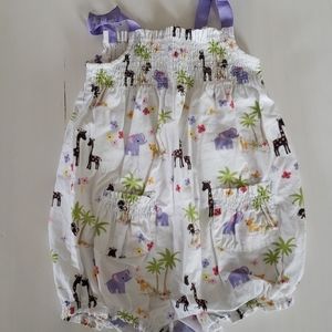 Gymboree safari romper